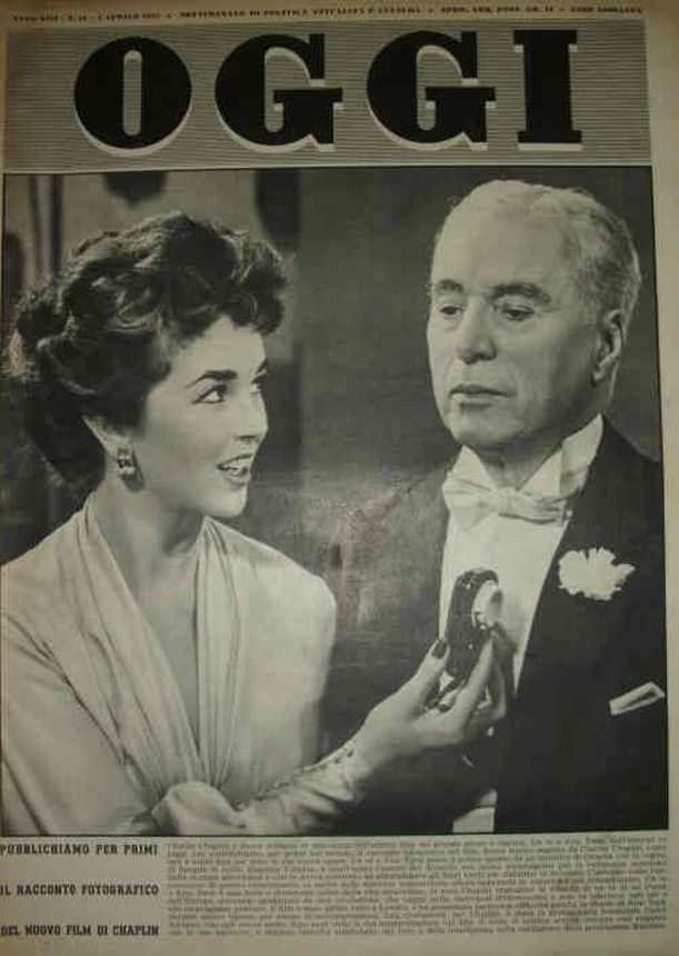 OGGI magazine side cover Issue 14 4 April 1957