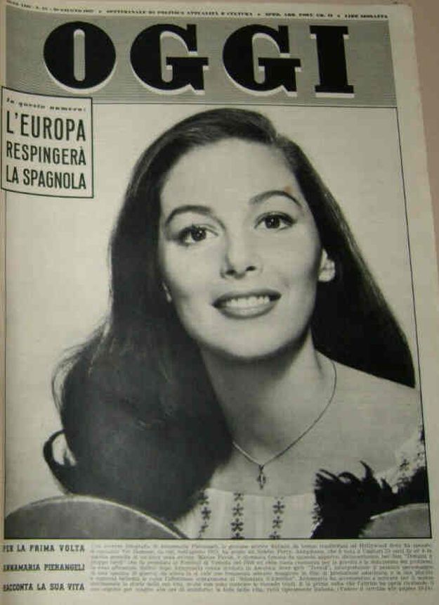 OGGI magazine side cover Issue 25  June 1957