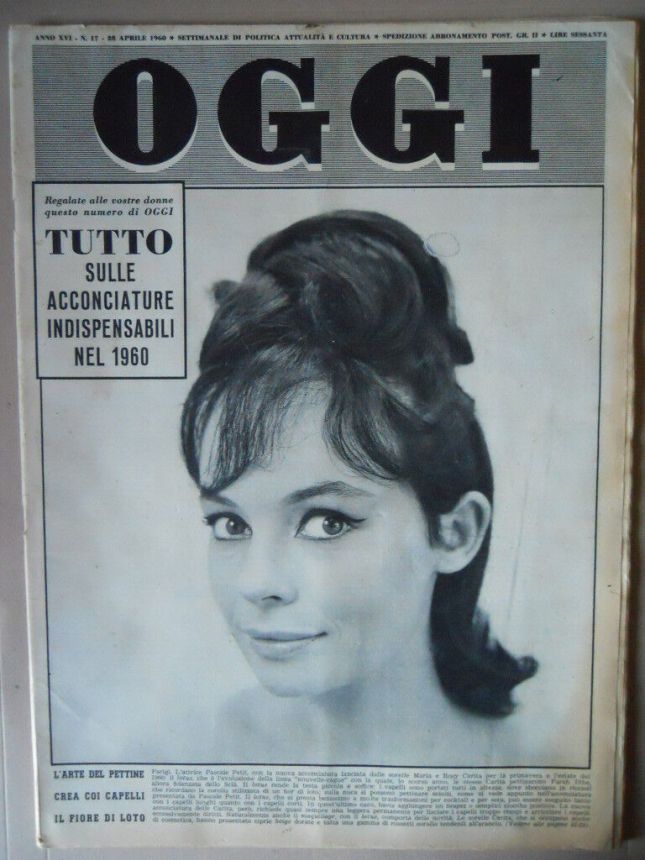 OGGI magazine side cover Issue 17 28 April 1960