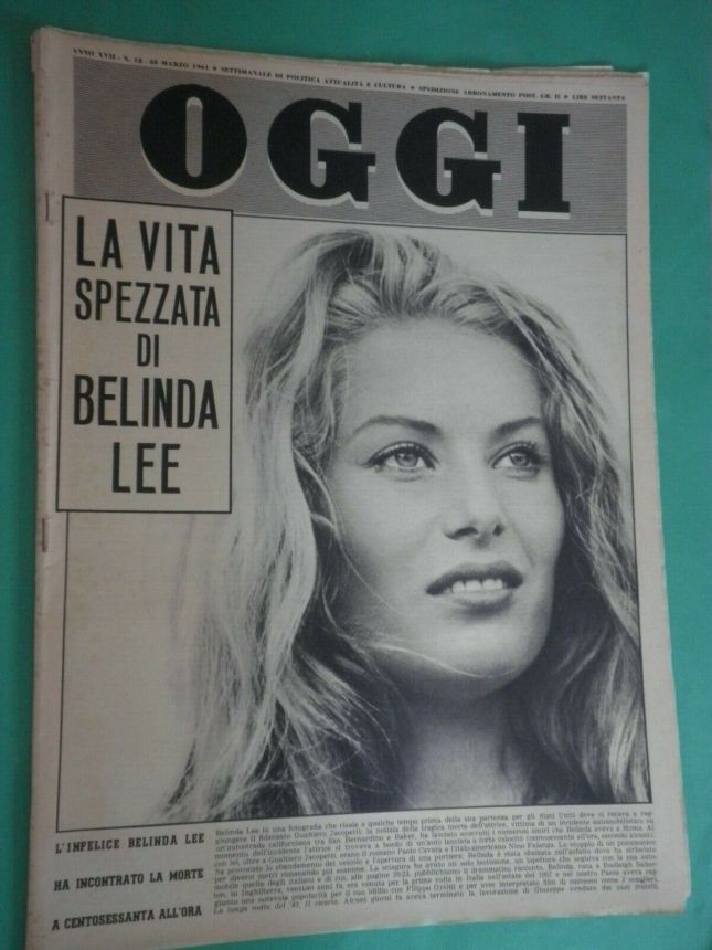 OGGI magazine side cover Issue 12 23 March 1961
