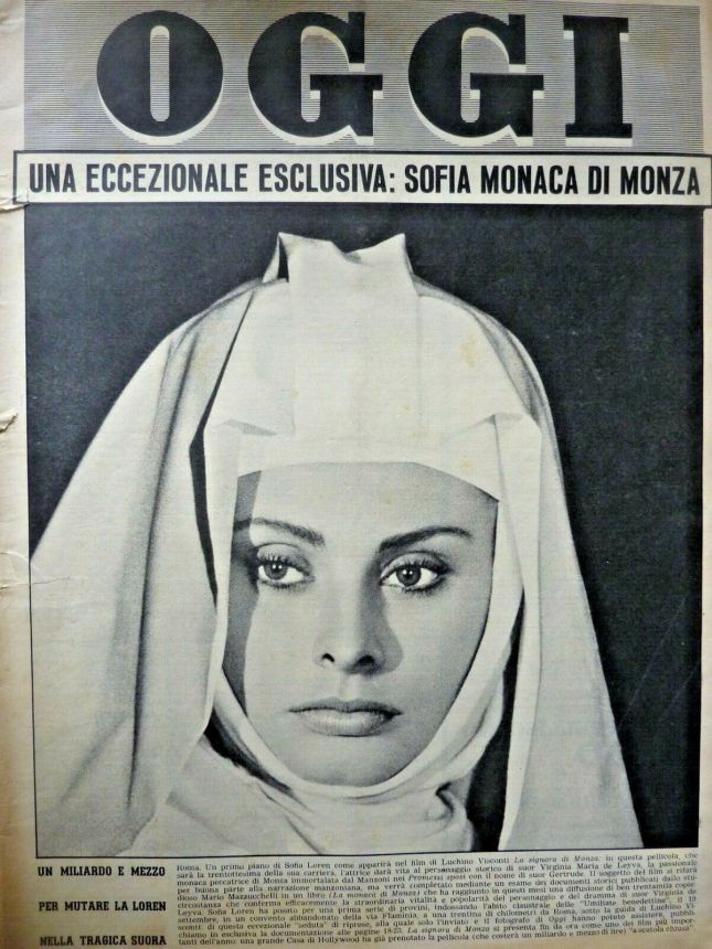 OGGI magazine side cover Issue 39 28 September 1961