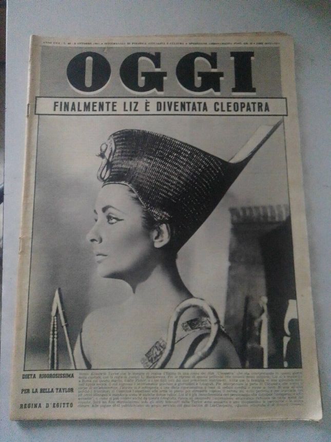 OGGI magazine side cover Issue 40 5 October 1961