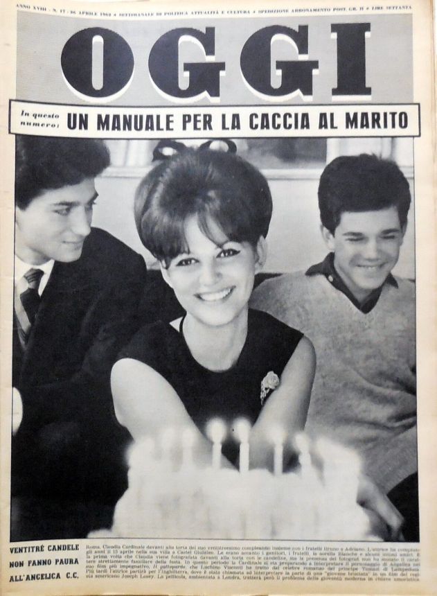 OGGI magazine side cover Issue 17 26 April 1962