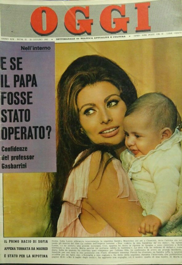 OGGI magazine side cover Issue 25 20 June 1963