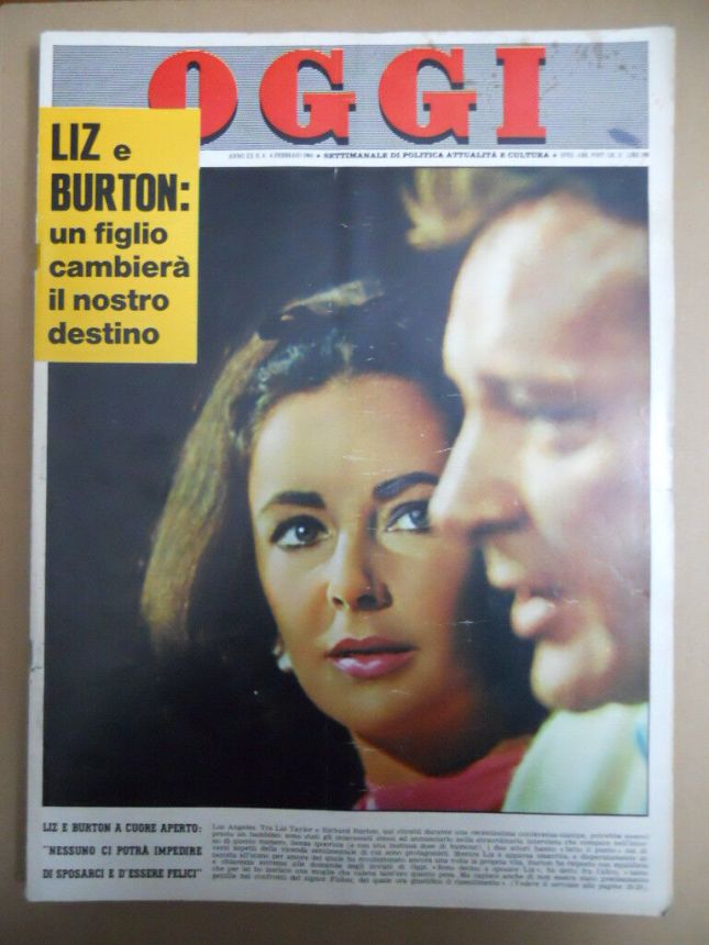 OGGI magazine side cover Issue 6 6 February 1964