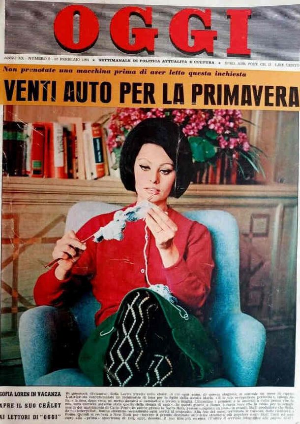 OGGI magazine side cover Issue 9 27 February 1964