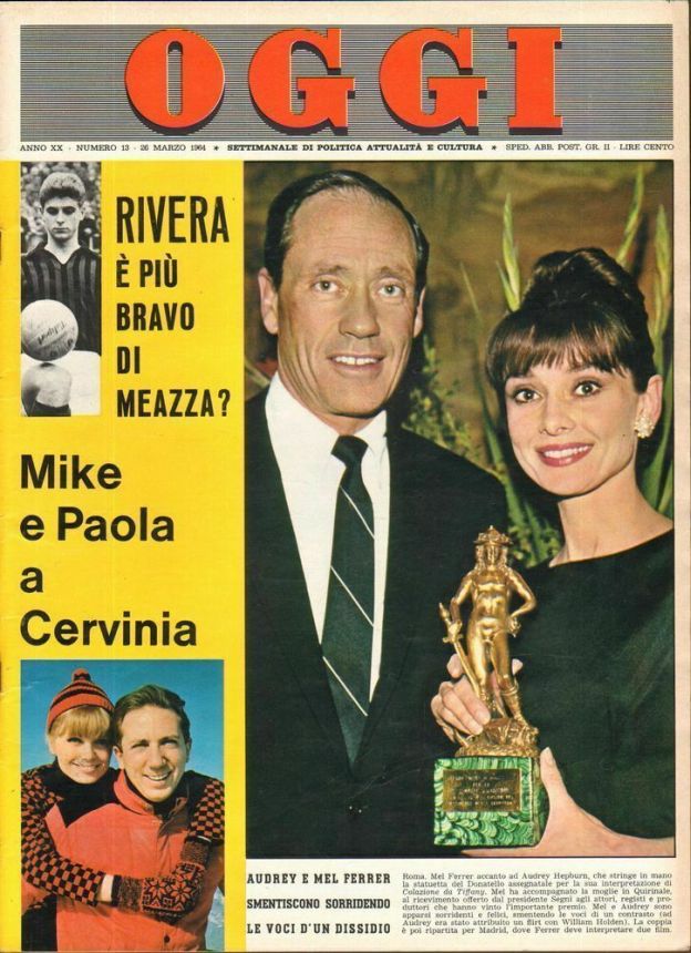 OGGI magazine side cover Issue 13 26 March 1964