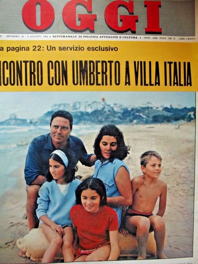 OGGI magazine side cover Issue 32 6 August 1964