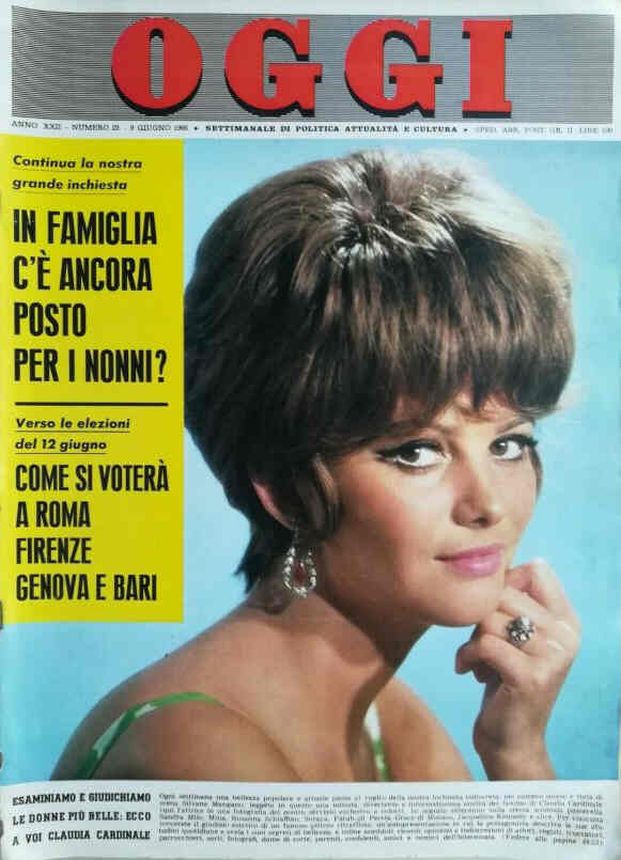 OGGI magazine side cover Issue 23 9 February 1966
