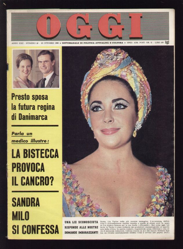 OGGI magazine side cover Issue 42 20 October 1966