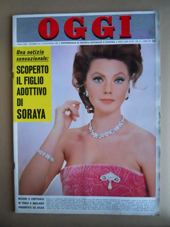 OGGI magazine side cover Issue 44 3 November 1966