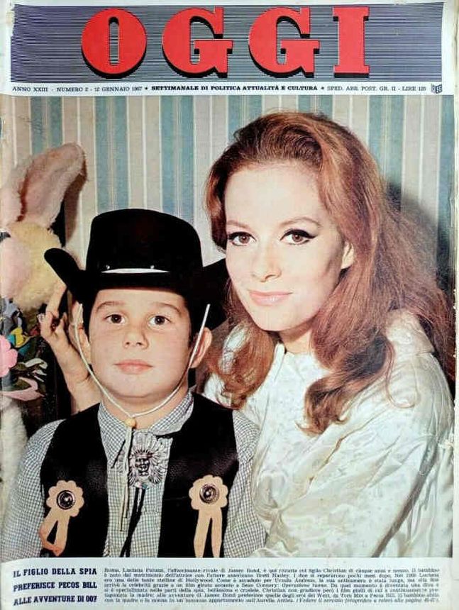 OGGI magazine side cover Issue 2 12 January 1967