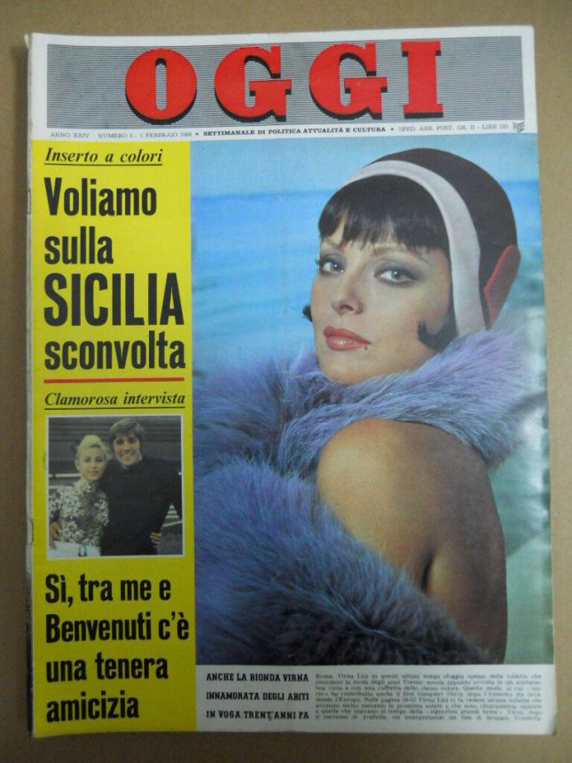 OGGI magazine side cover Issue 5 1 February 1968