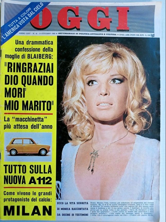 OGGI magazine side cover Issue 41 8 October 1969