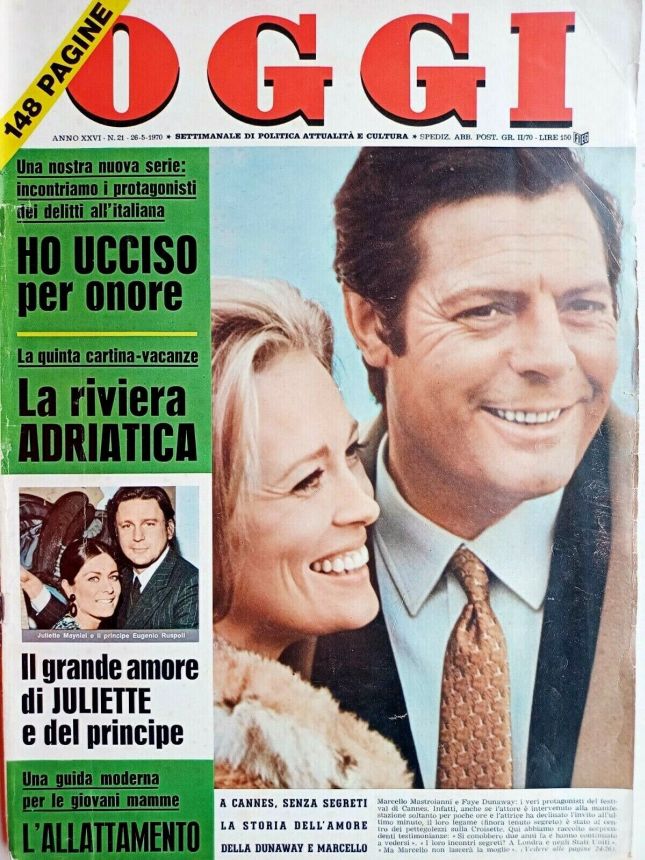 OGGI magazine side cover Issue 21 26 May 1970