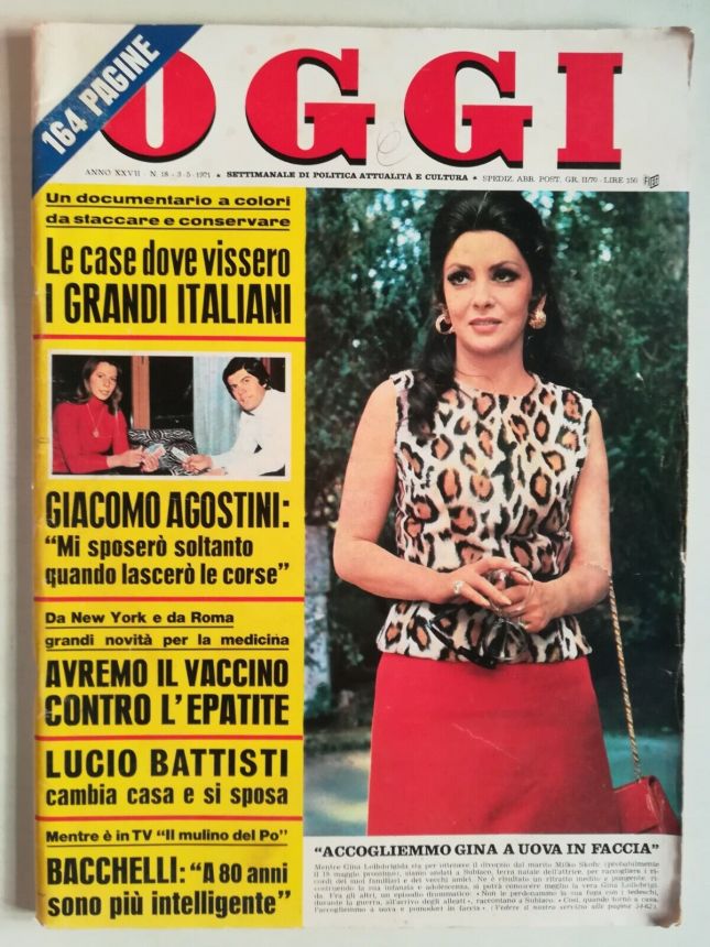 OGGI magazine side cover Issue 18 3 May 1971