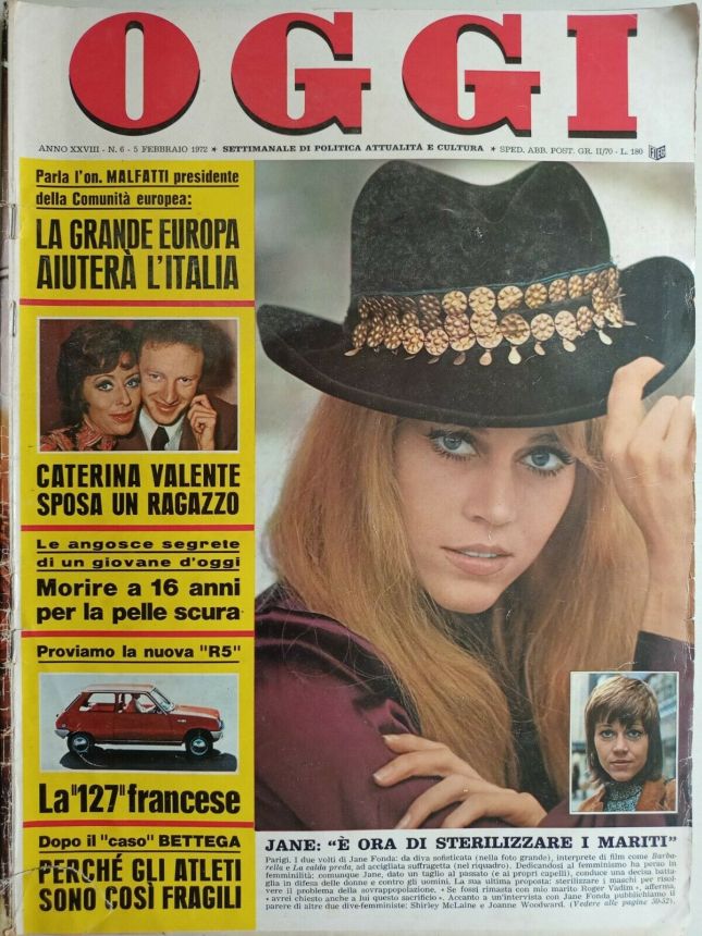 OGGI magazine side cover Issue 6 5 February 1972