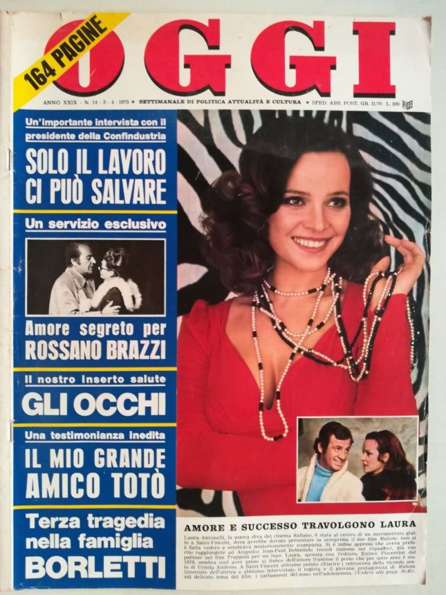 OGGI magazine side cover Issue 14 5 April 1972