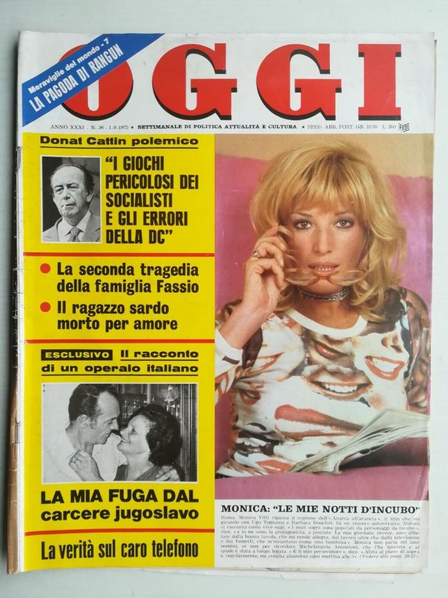 OGGI magazine side cover Issue 36 1 September 1975