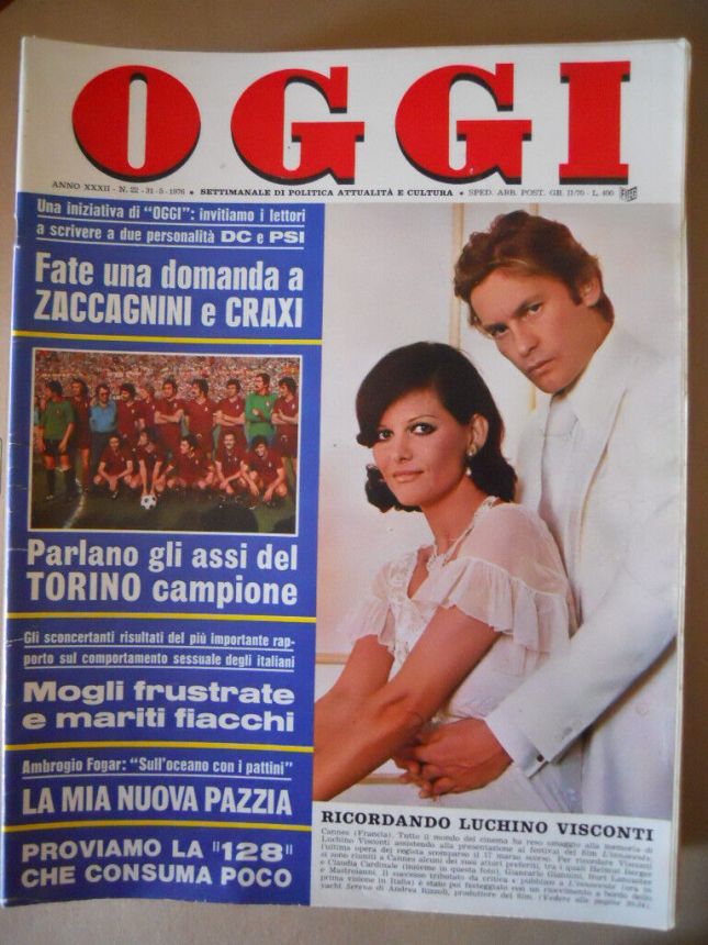 OGGI magazine side cover Issue 22 31 May 1976