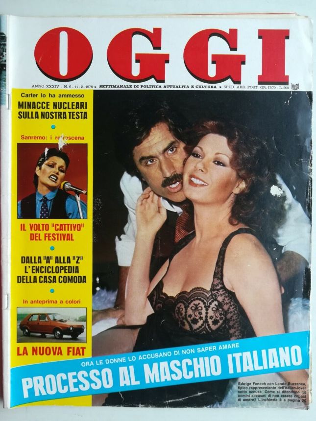 OGGI magazine side cover Issue 6 11 February 1978