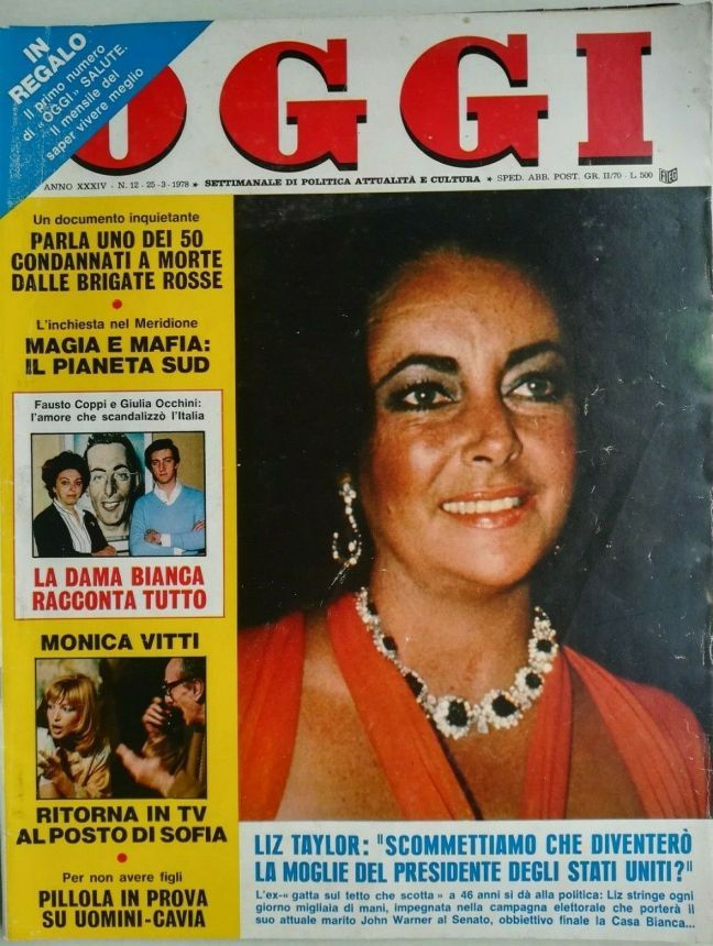 OGGI magazine side cover Issue 12 25 March 1978
