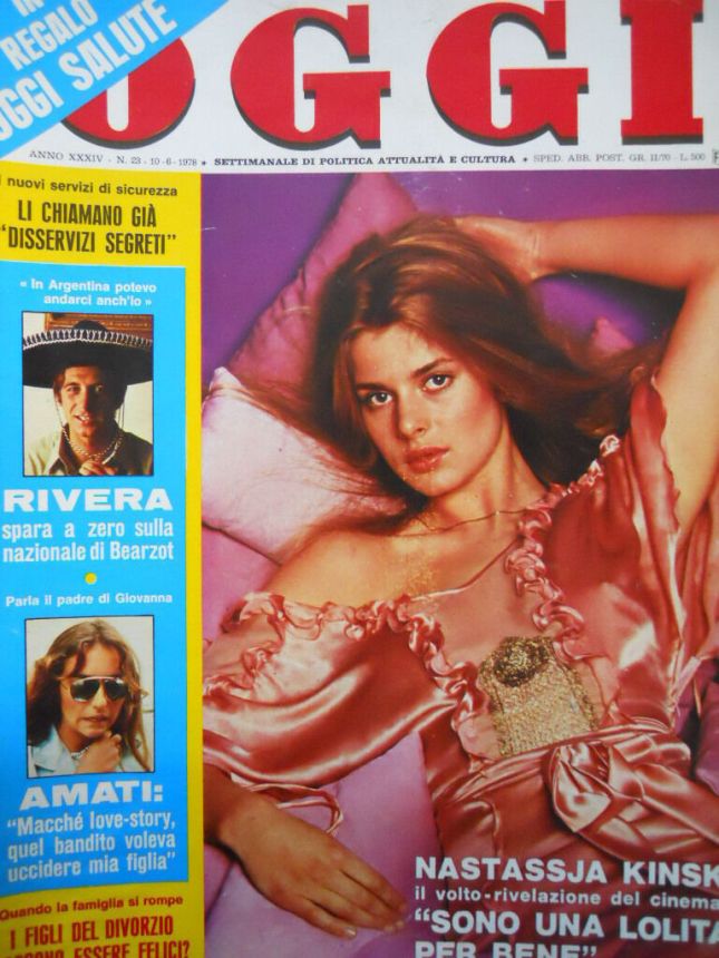 OGGI magazine side cover Issue 23 10 June 1978