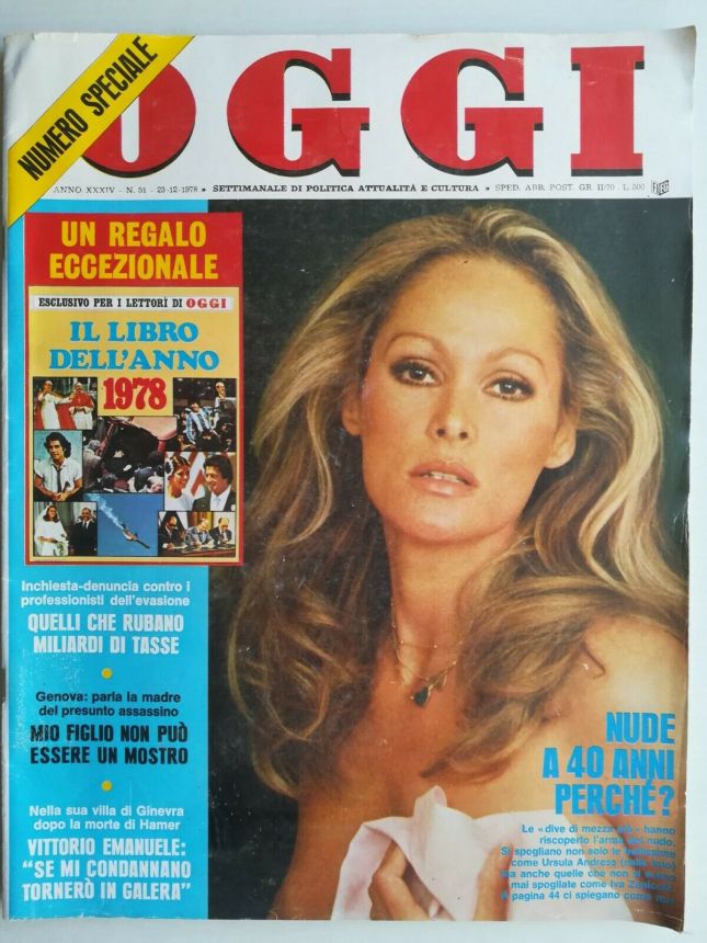 OGGI magazine side cover Issue 51 23 December 1978