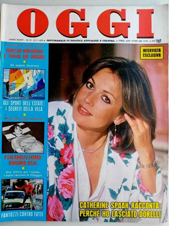 OGGI magazine side cover Issue 29 20 July 1979