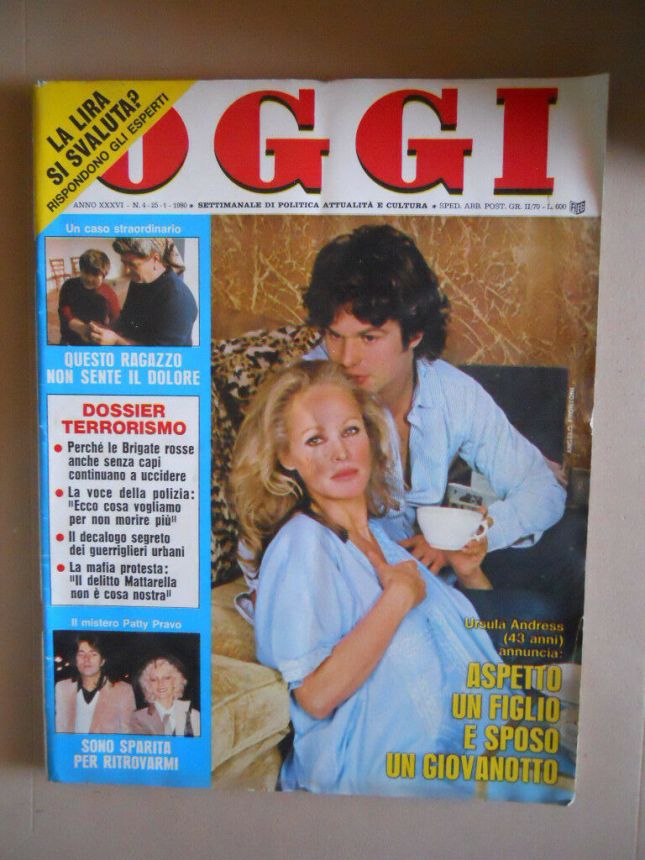 OGGI magazine side cover Issue 4 25 January 1980