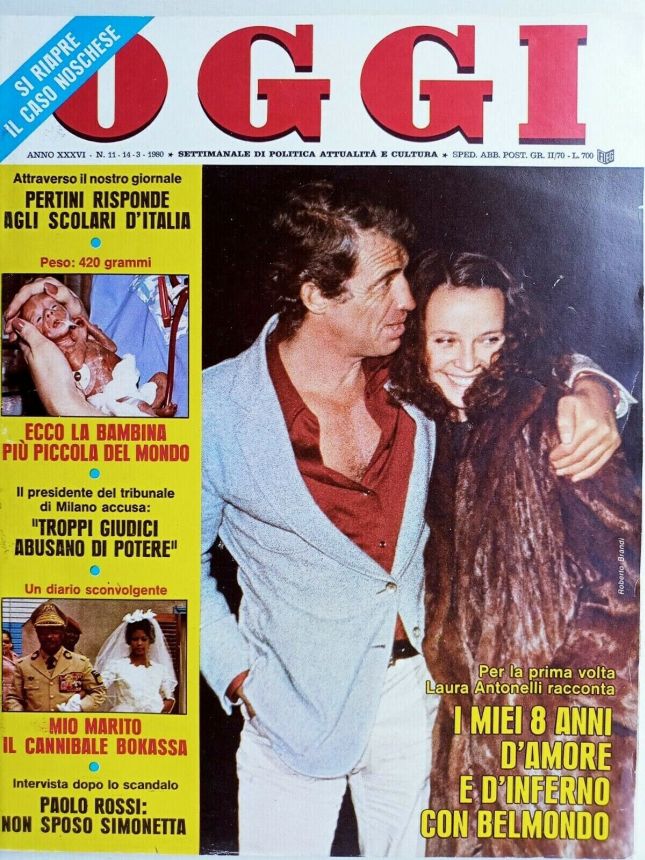 OGGI magazine side cover Issue 11 14 March 1980