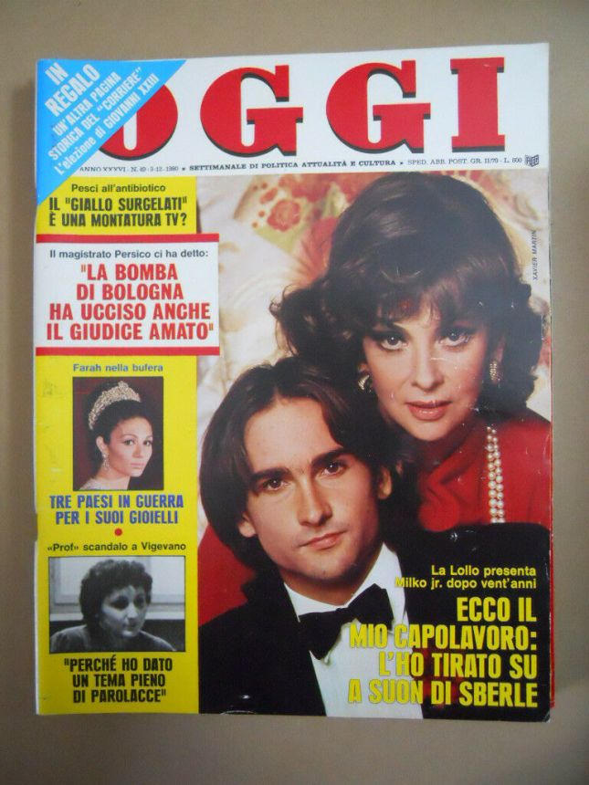 OGGI magazine side cover Issue 49 3 December 1980