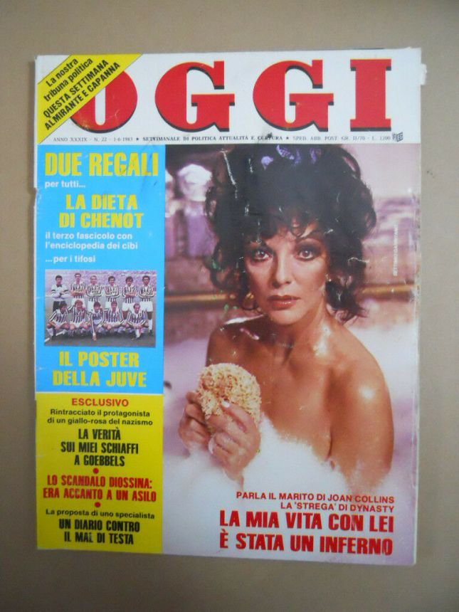 OGGI magazine side cover Issue 22 1 June 1983