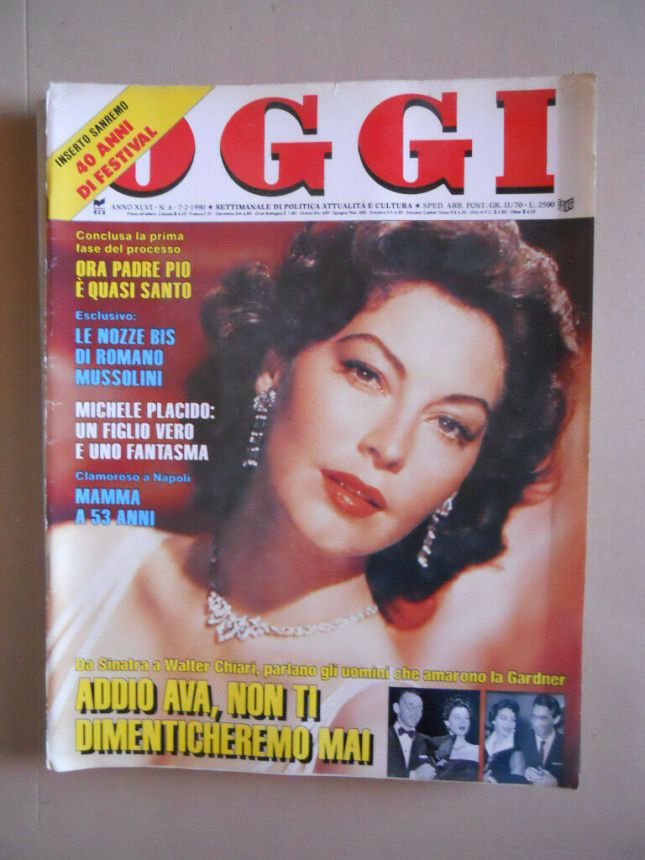 OGGI magazine side cover Issue 6 7 February 1990