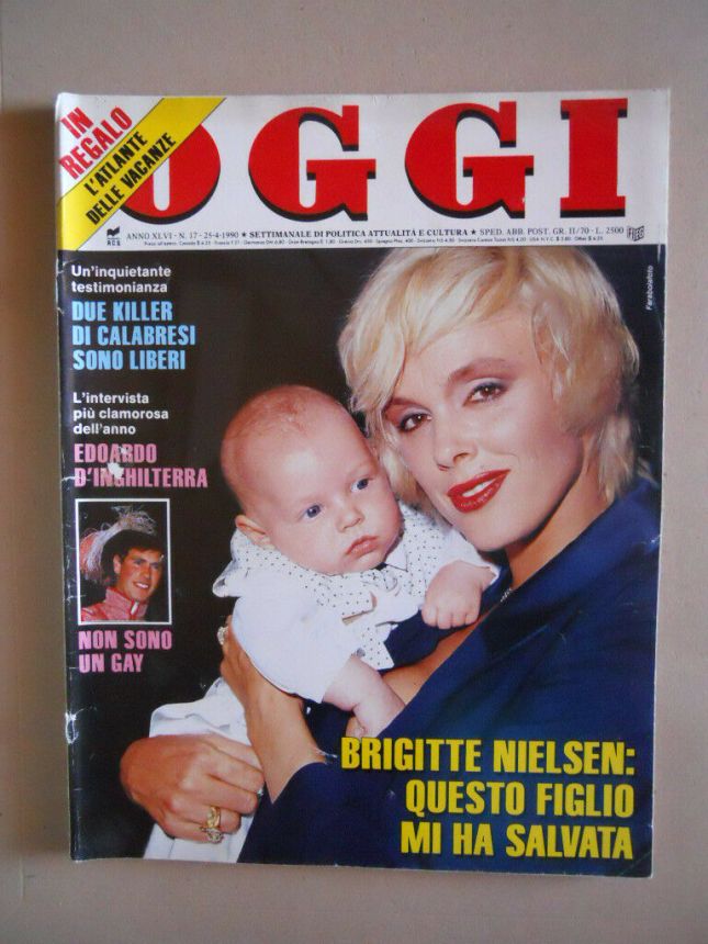 OGGI magazine side cover Issue 17 25 April 1990