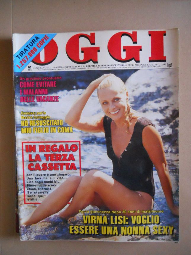OGGI magazine side cover Issue 32 8 August 1990