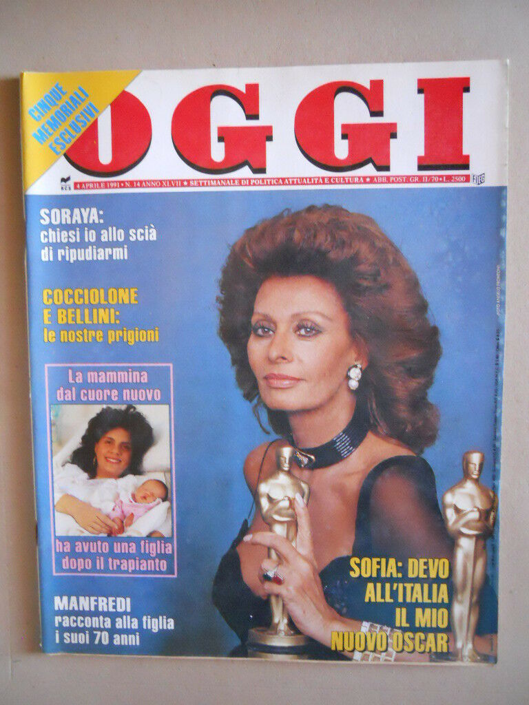 OGGI magazine side cover Issue 14 4 April 1991