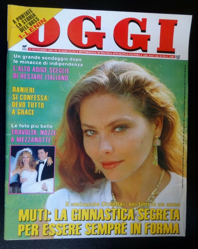 OGGI magazine side cover Issue 39 25 September 1991