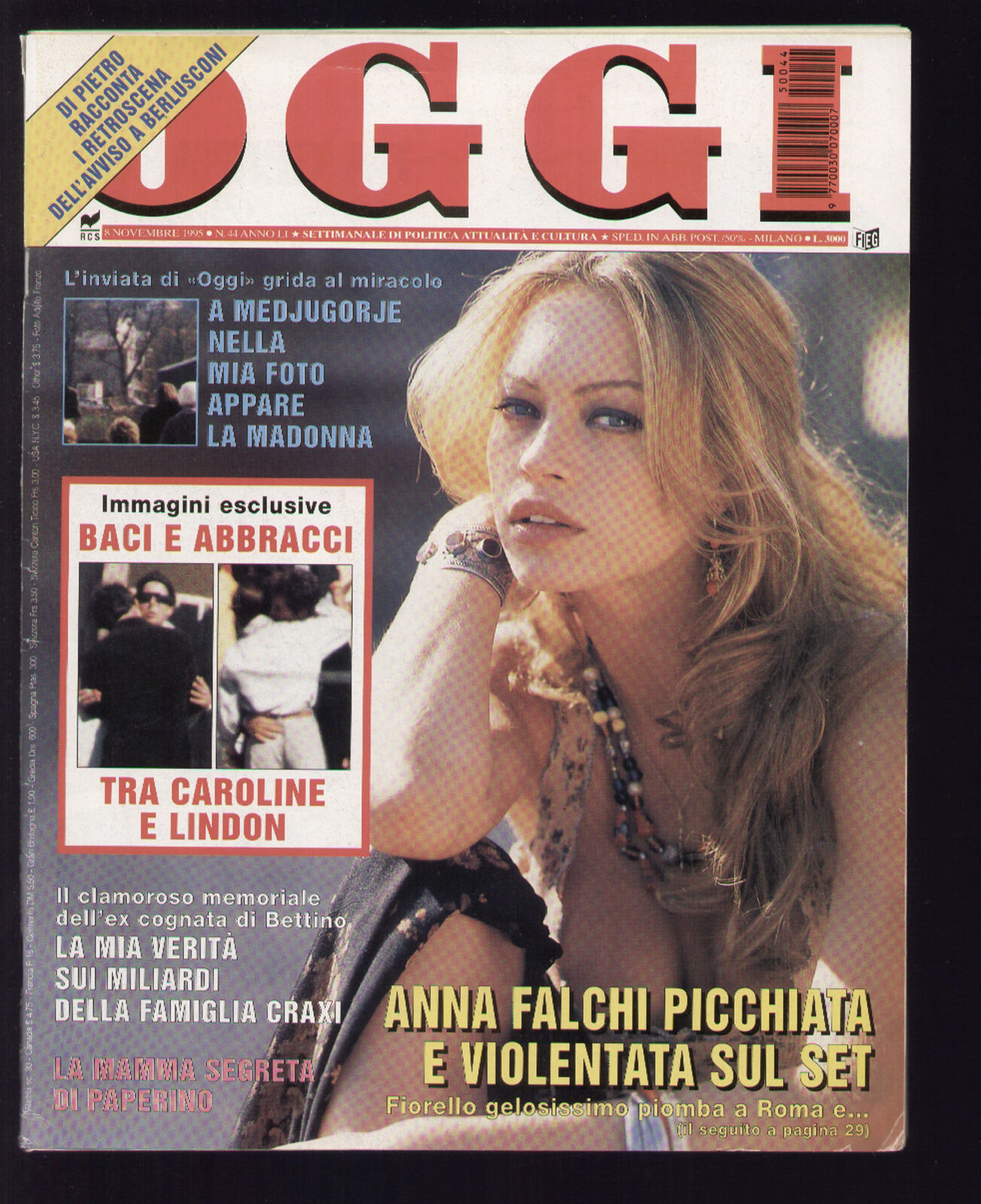 OGGI magazine side cover Issue 44 8 November 1995