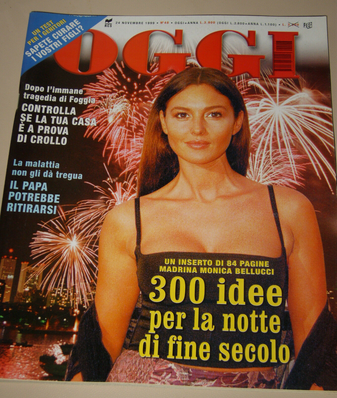 OGGI magazine side cover Issue 48 24 November 1999