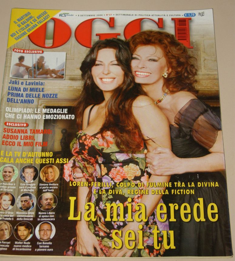 OGGI magazine side cover Issue 37 8 September 2004