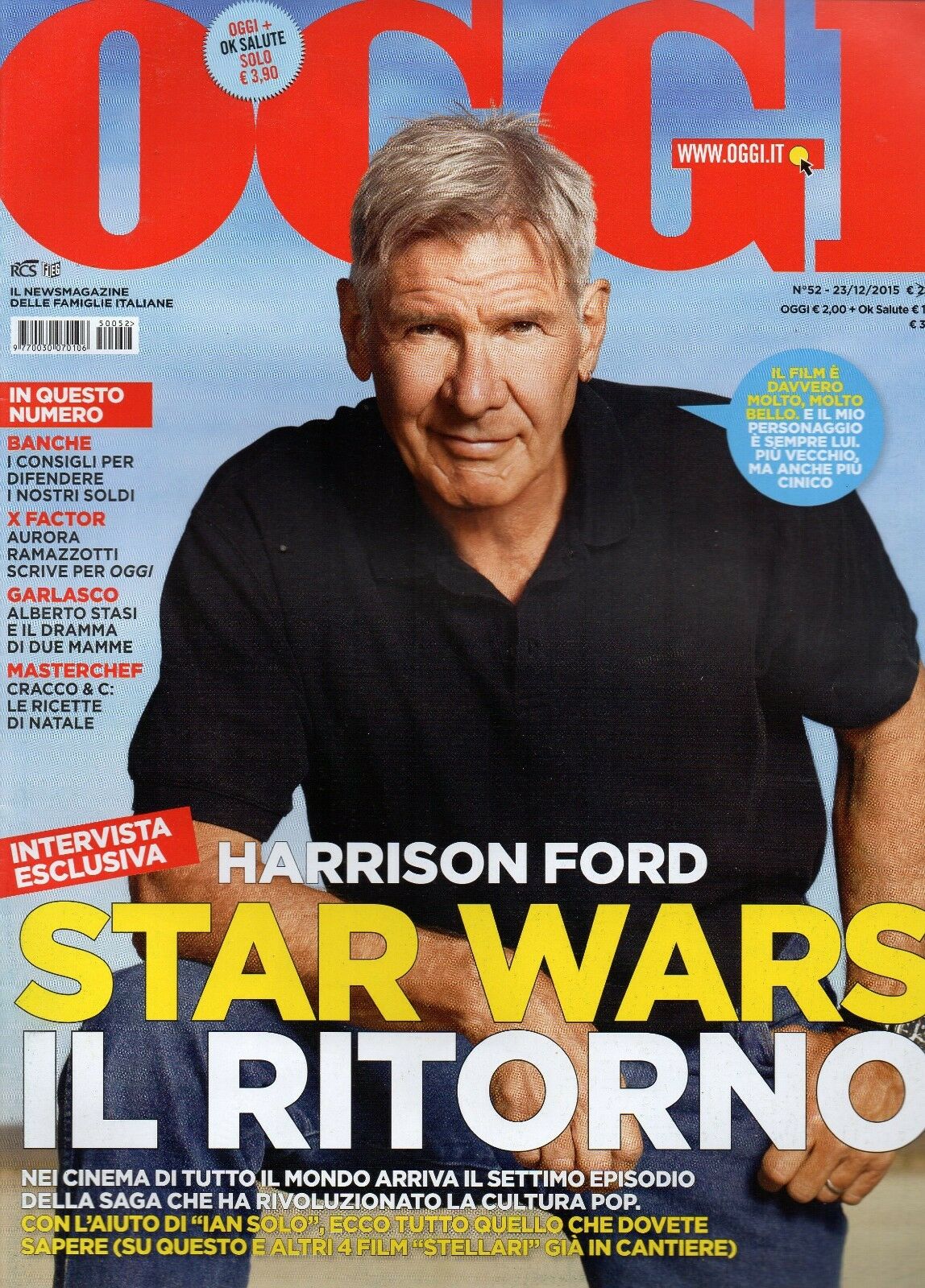 OGGI magazine side cover Issue 52 23 December 2015