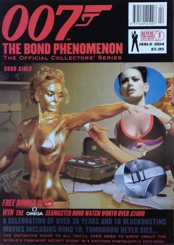007 THE BOND PHENOMENON magazine side cover Issue 004  The Bond Girls   1997