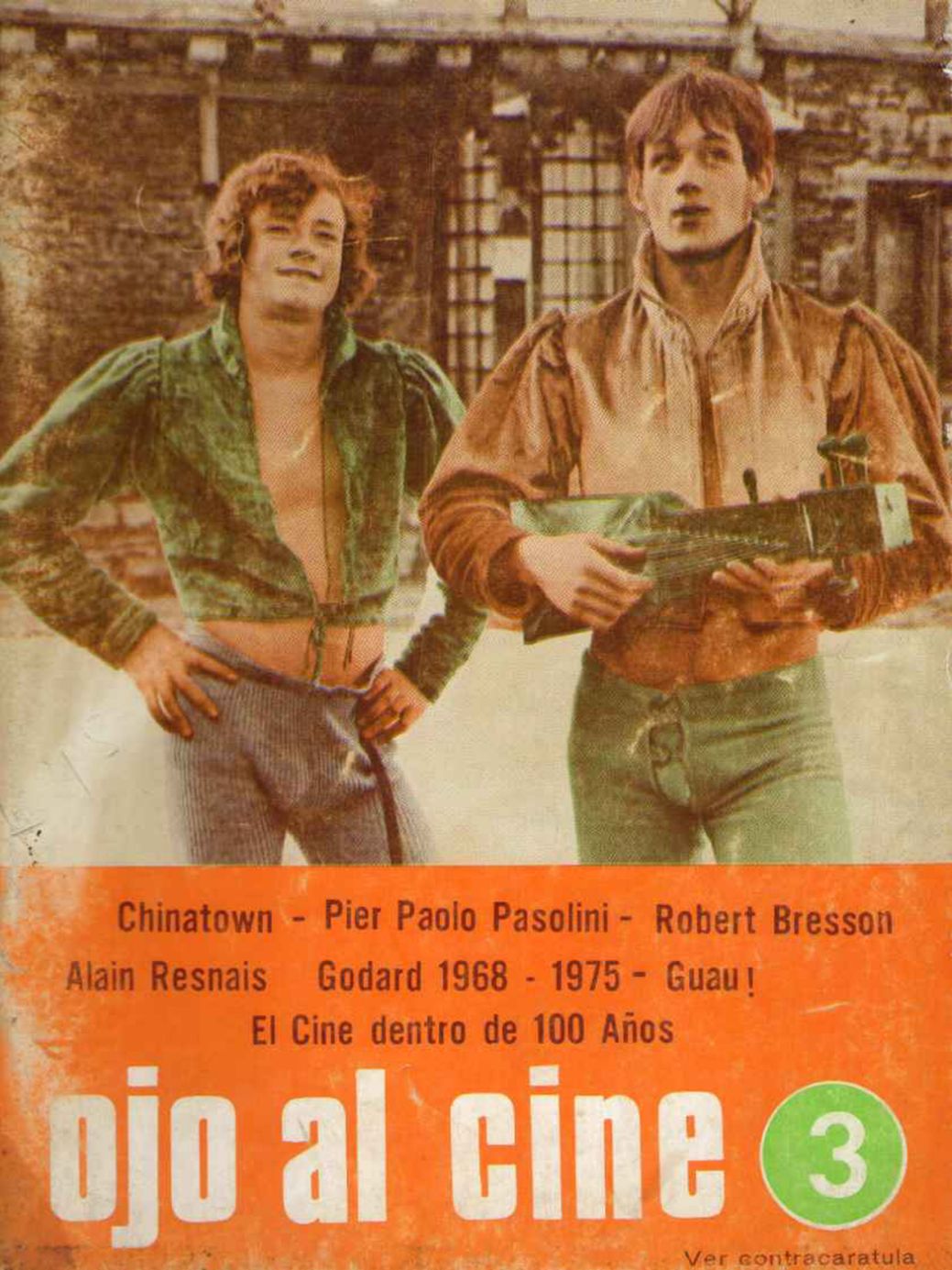 OJO AL CINE magazine side cover Issue 3-4   1976