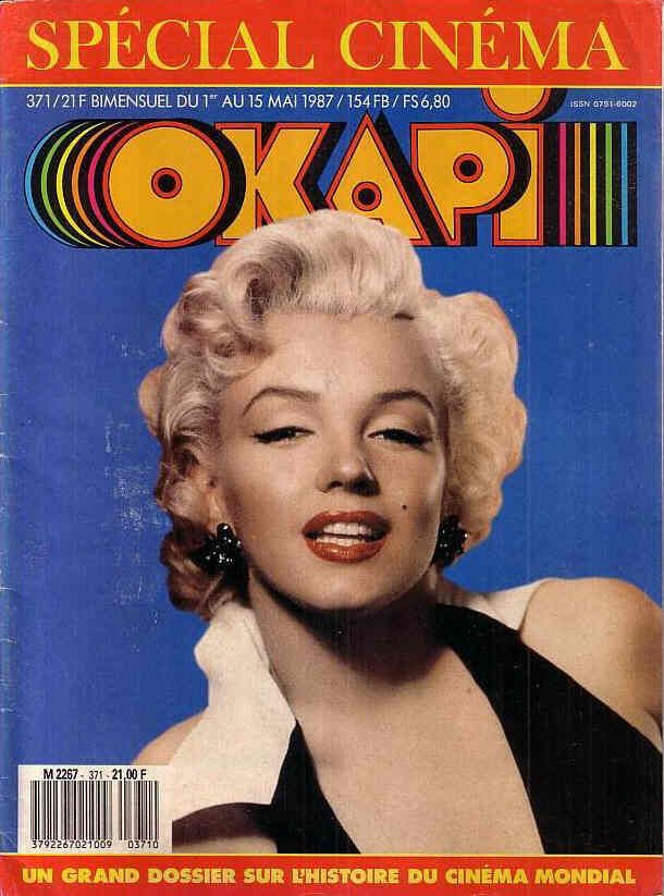 OKAPI magazine side cover Issue 371 1 May 1987