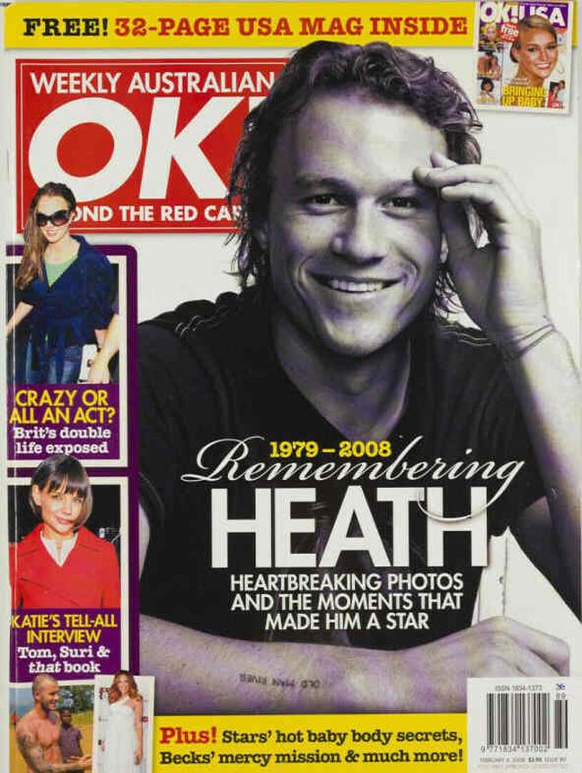 OK (AU) magazine side cover 4 February 2008