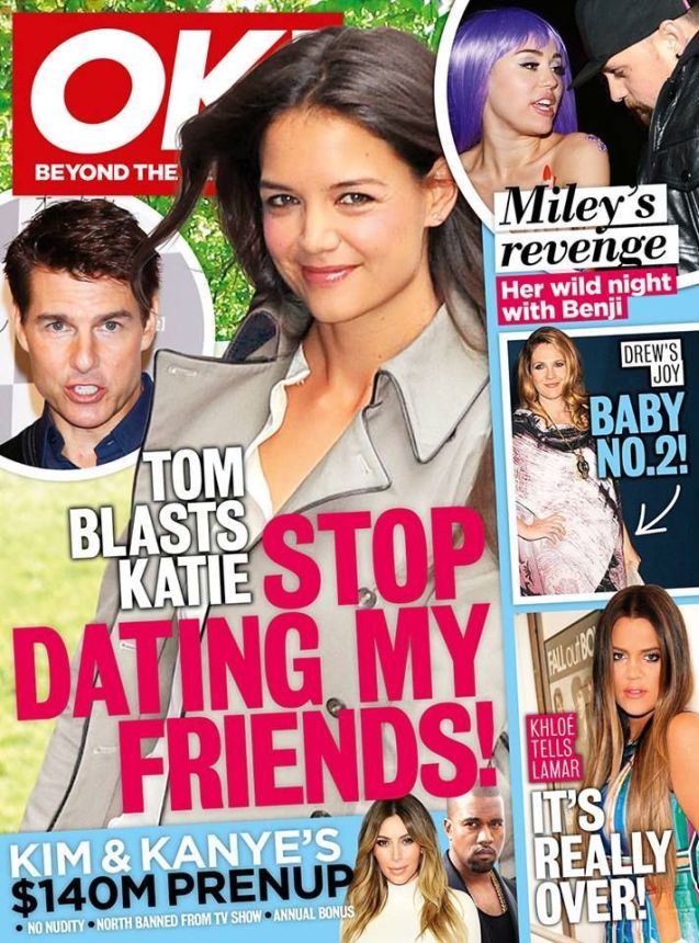 OK (AU) magazine side cover 11 November 2013