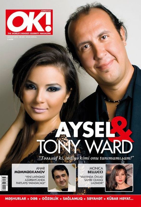 OK! AZERBAIJAN magazine side cover  August 2010