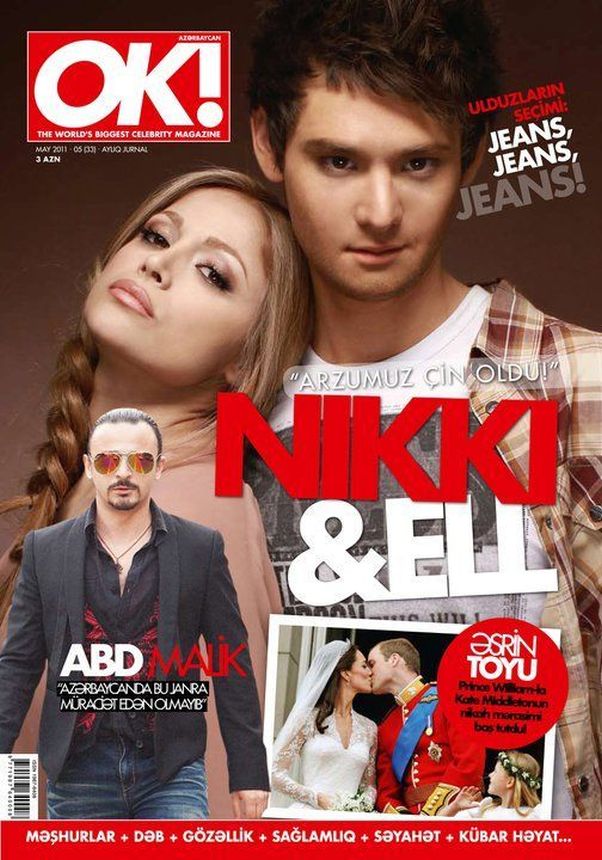 OK! AZERBAIJAN magazine side cover  May 2011