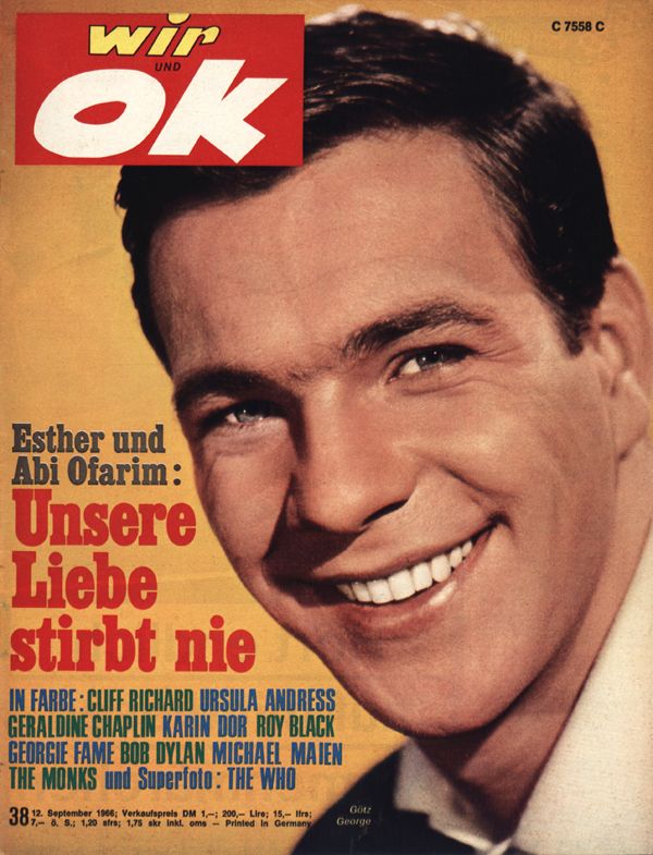 OK IS OK magazine side cover Issue 38 12 September 1966
